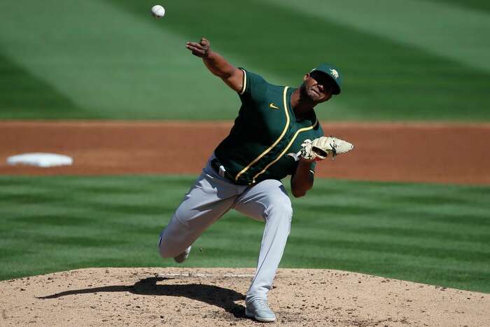 A's Matt Chapman leaves game after fouling ball off shin, likely out Sunday