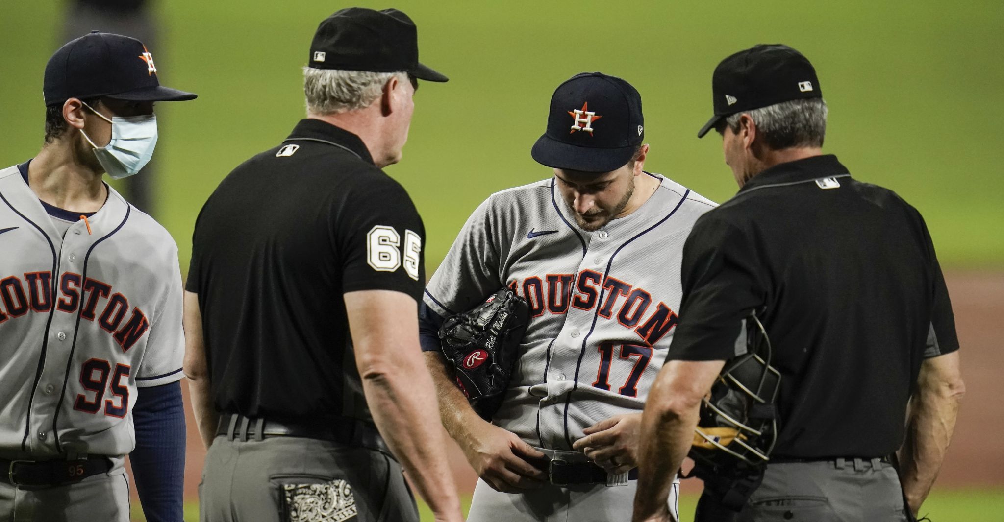 MLB asking umpires for more checks of pitchers for sticky substances
