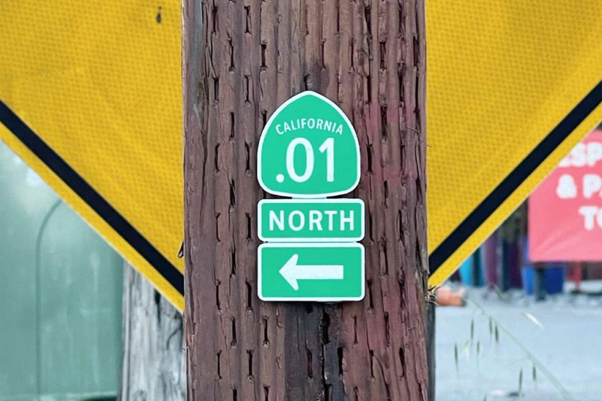 Miniaturist and prop designer Chelsea Andersson recreates California road signs...only younger.  