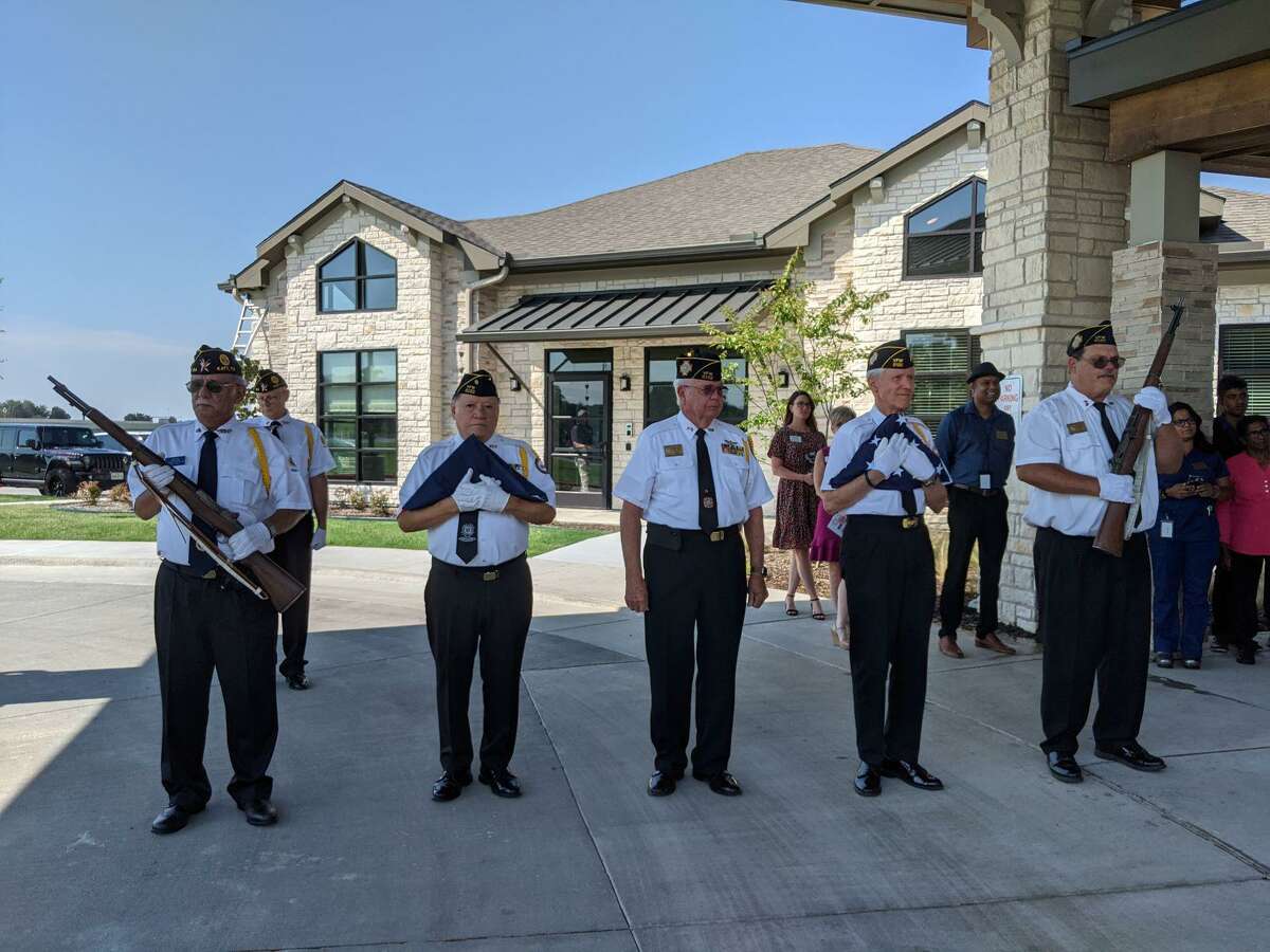 State-of-the-art assisted living facility officially opens in Sugar Land - Houston Chronicle 2 The opening festivities for the Village as Sugar Land included a posting of the colors from members of the Katy VFW Post 9182 and American Legion Post 164. Shown here are Jose Rodriguez, Jeb Strickland, Rico Spacek, Ted Custer, Jose Nicto and Jim Scoggin.