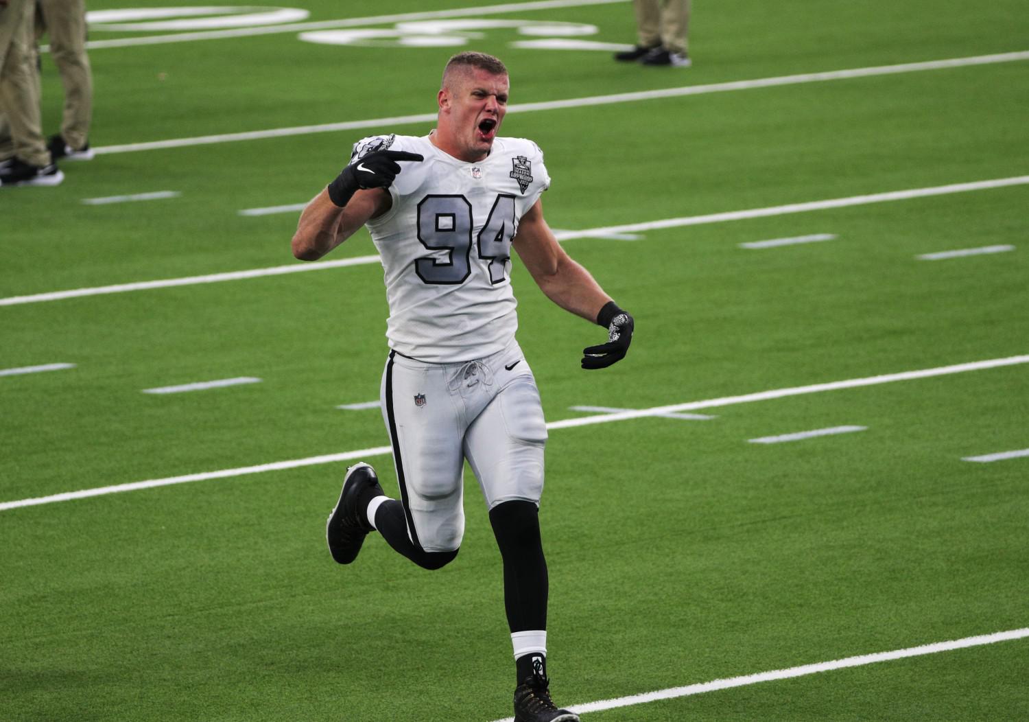 Raiders' Carl Nassib named to Forbes' '30 Under 30' 2022 list