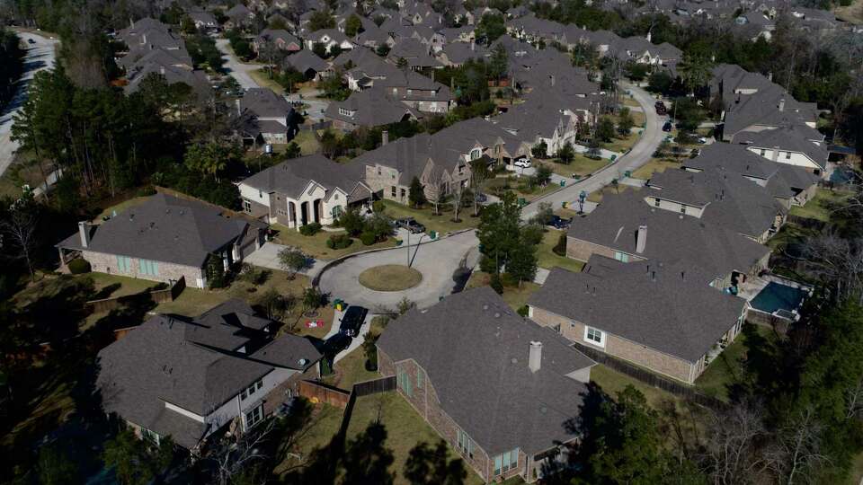 Homes are seen in the growing community of Woodforest, a project of Houston-based Johnson Development Corp. on Saturday, Jan. 2, 2021, in Montgomery. The community is located off of FM 1488 and FM 2978 north of The Woodlands.