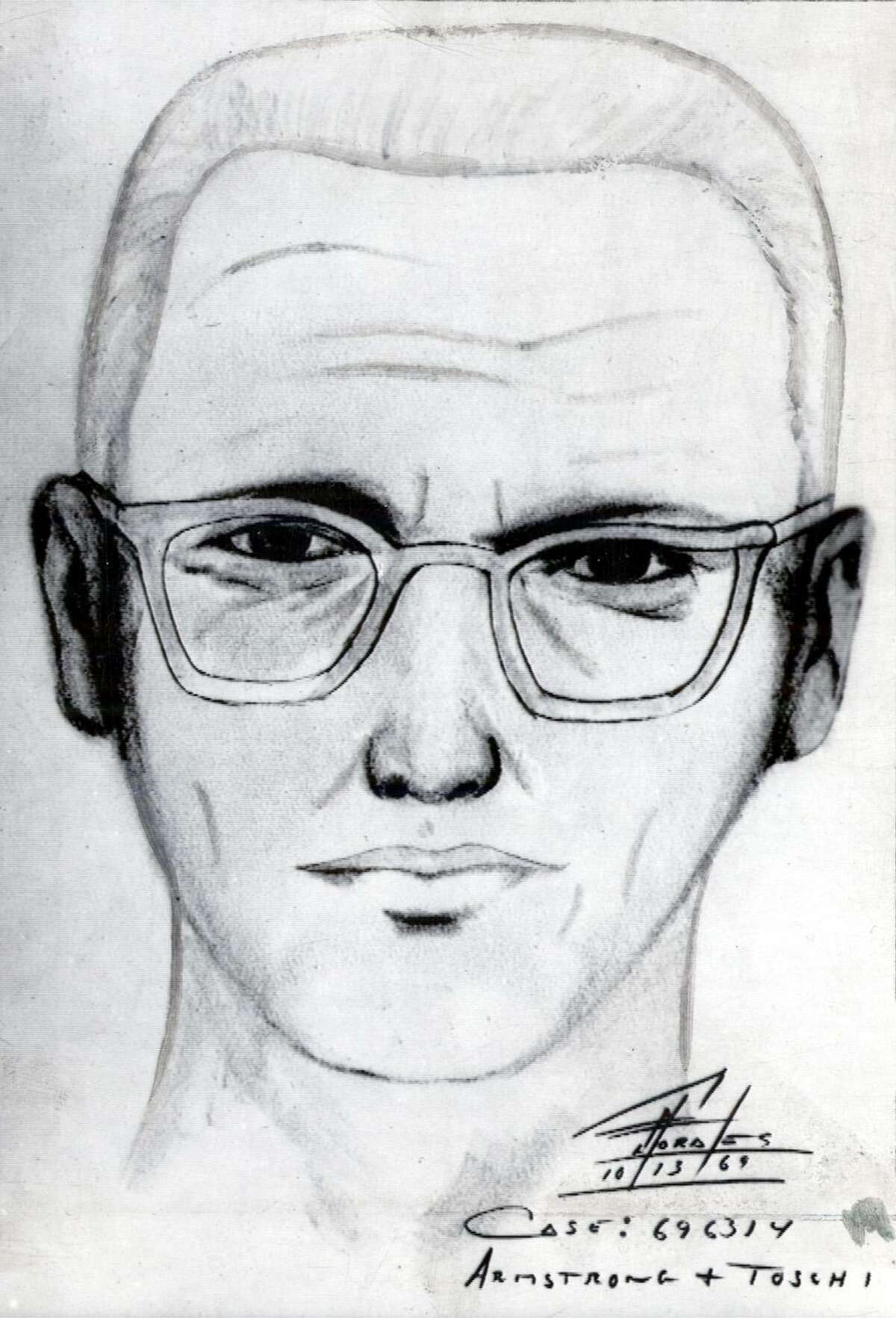 Police sketch of the man suspected of being the "Zodiak Killer," 1969.