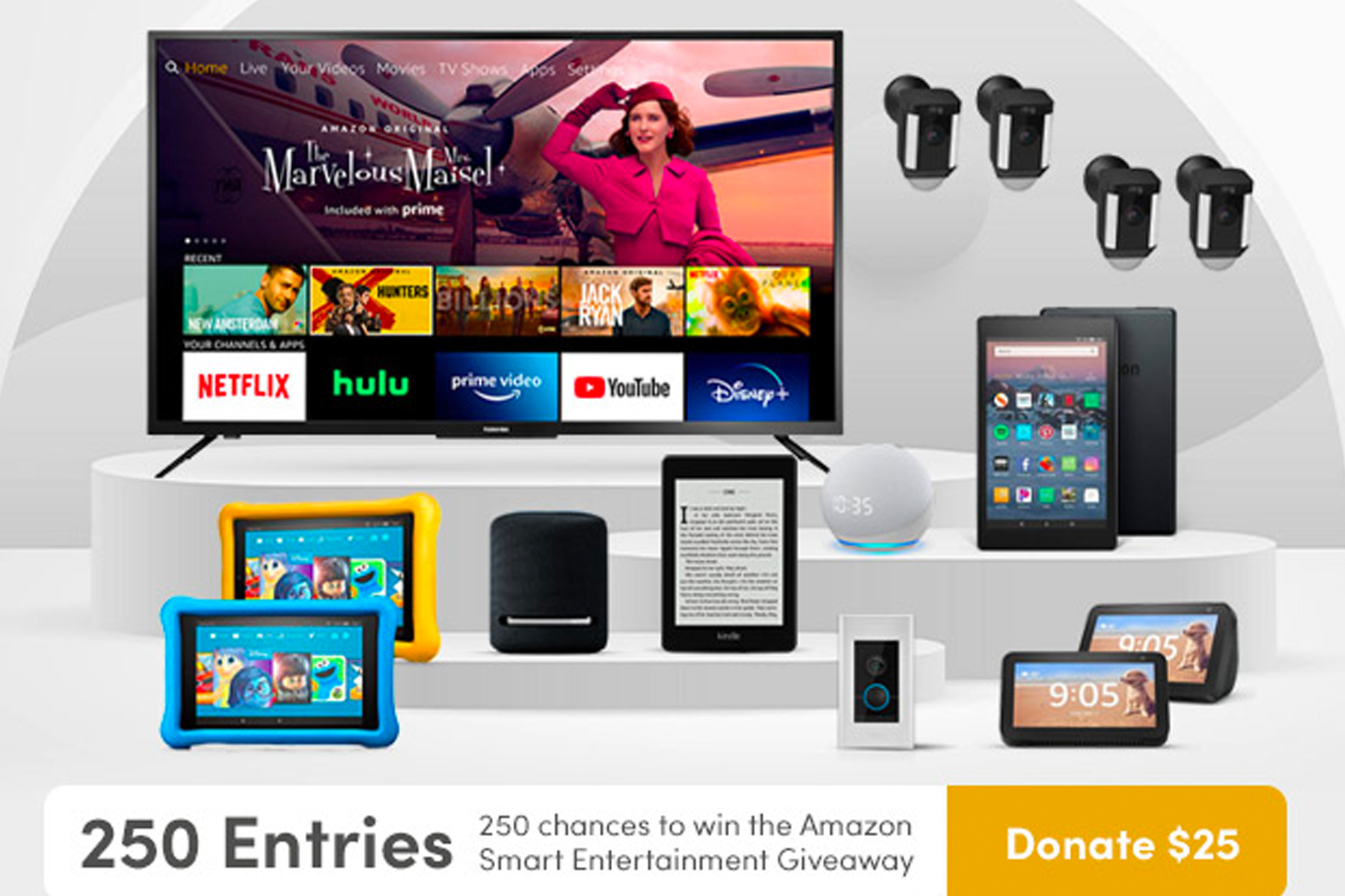 Enter to win this epic Amazon entertainment giveaway while also ...