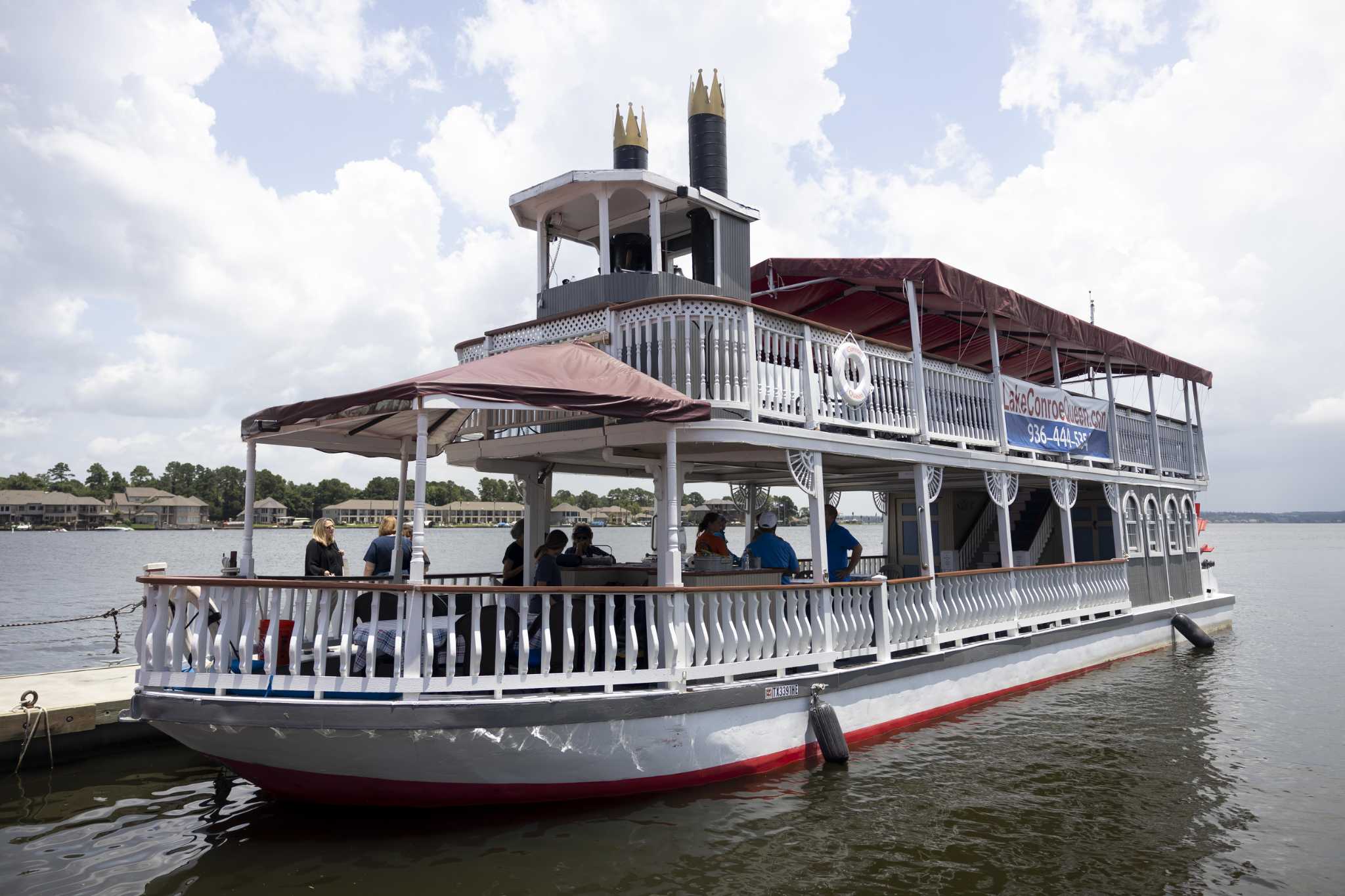 Lake Conroe Queen, a 60passenger paddleboat, opens for tours