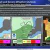 National Weather Service rainfall and storm weekend projection (Courtesy of the National Weather Service).