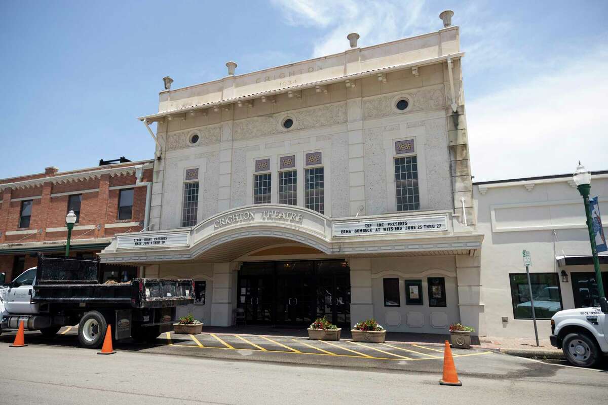 The Crighton Theatre is seen, Wednesday, June 23, 2021, in downtown Conroe.
