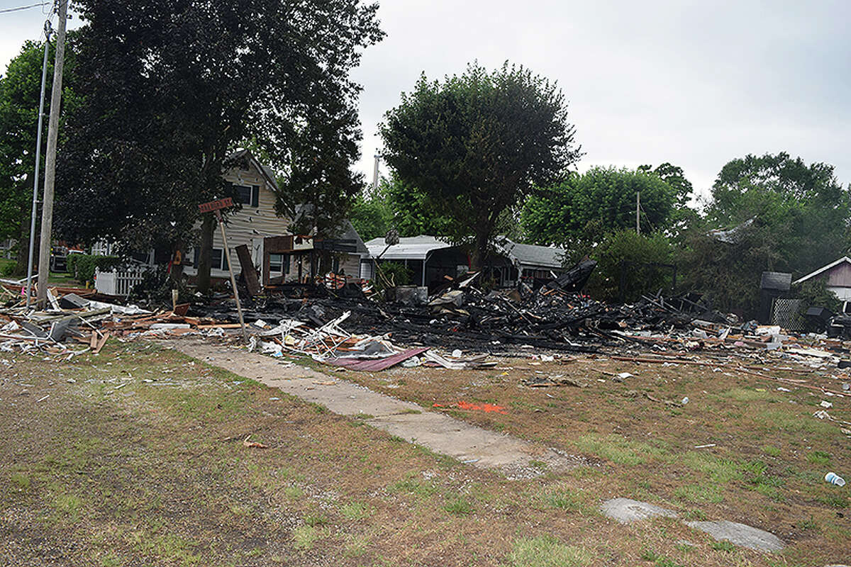 Investigators spent most of Thursday, June 24, 2021, in Meredosia, trying to determine the cause of an explosion that leveled one house and damaged several others. The explosion about 7:30 p.m. June 23 was felt and heard for blocks.