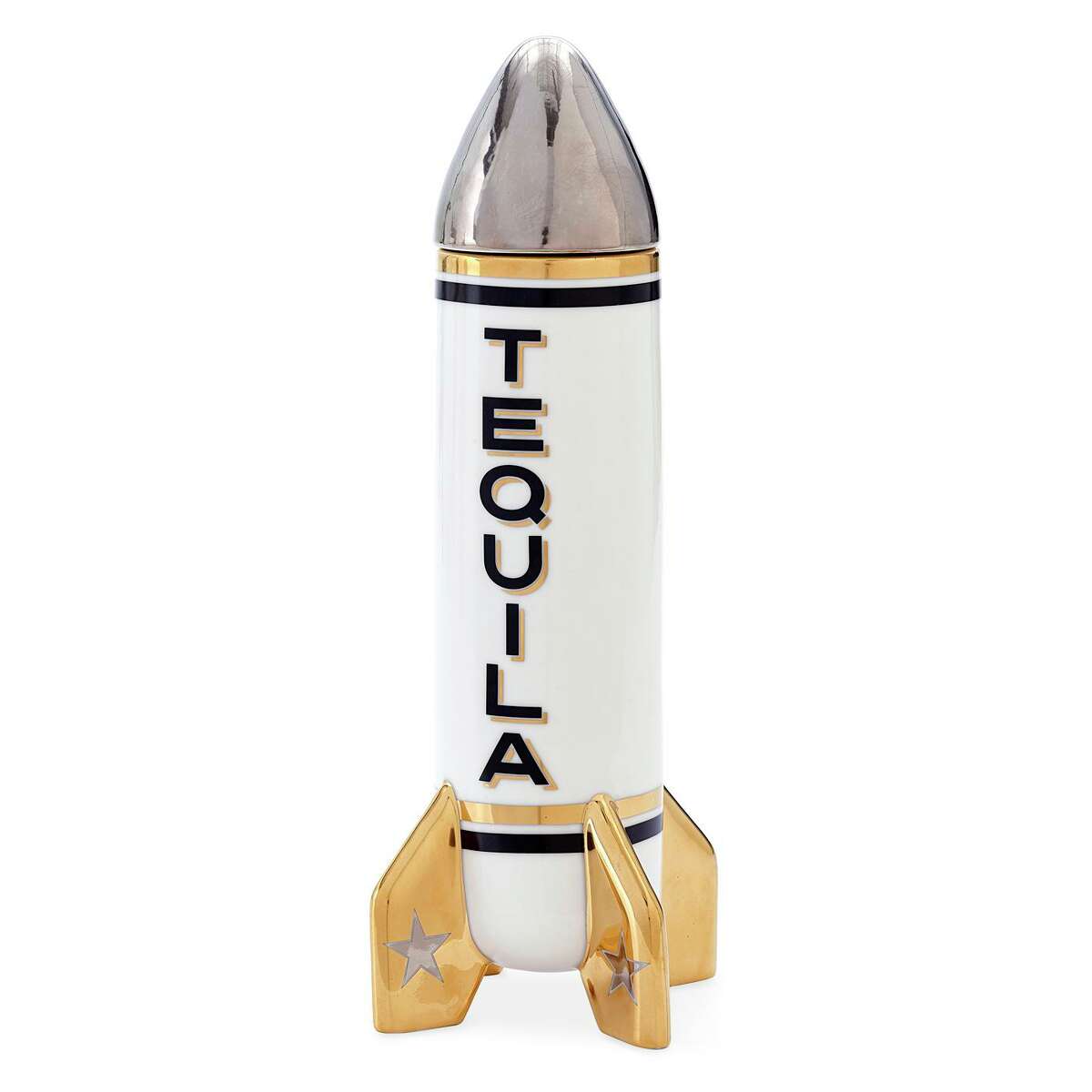 Jonathan Adler Rocket decanter, $148-198; jonathanadler.com