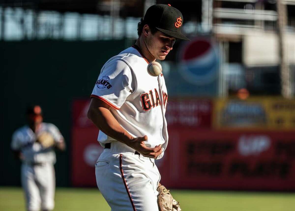 Brett Auerbach is paid $10,000 for the five-month season of the Low-A San Jose Giants — less than minimum wage.