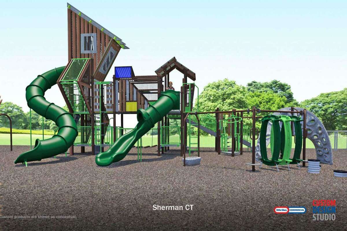Recommended final design of the proposed new lower playground for Sherman School.