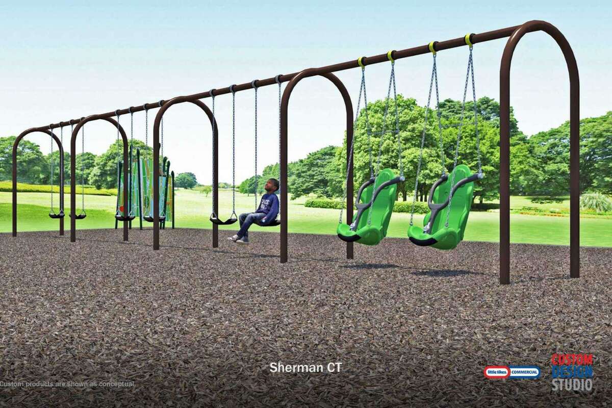 Recommended final design for the Sherman School playground as part of the school board’s proposed improvement project.