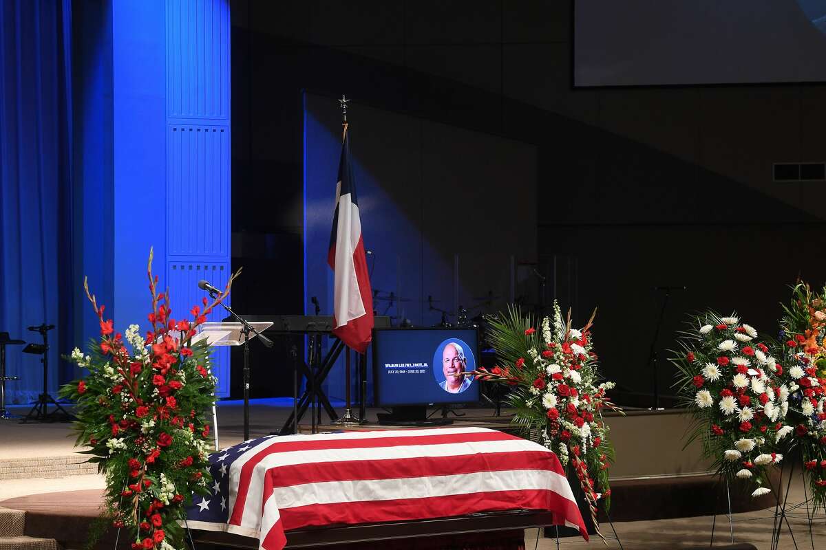 Funeral services for W.L. Pate were held at One City Church Friday. Photo made Friday, June 25, 2021 Kim Brent/The Enterprise