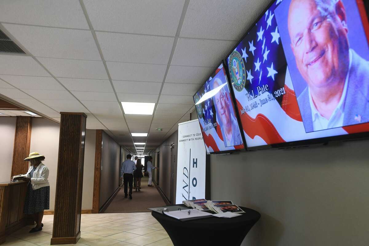 Funeral services for W.L. Pate were held at One City Church Friday. Photo made Friday, June 25, 2021 Kim Brent/The Enterprise