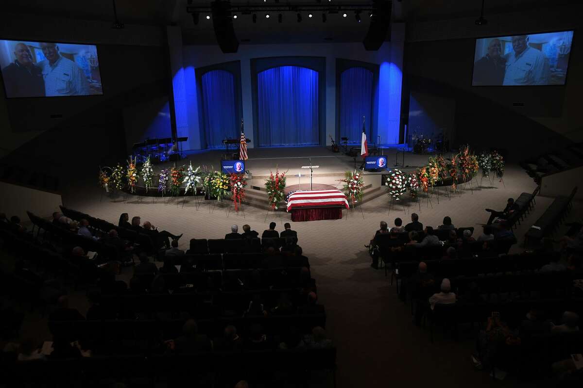 The funeral service for W.L. Pate was held at One City Church Friday. Photo made Friday, June 25, 2021 Kim Brent/The Enterprise