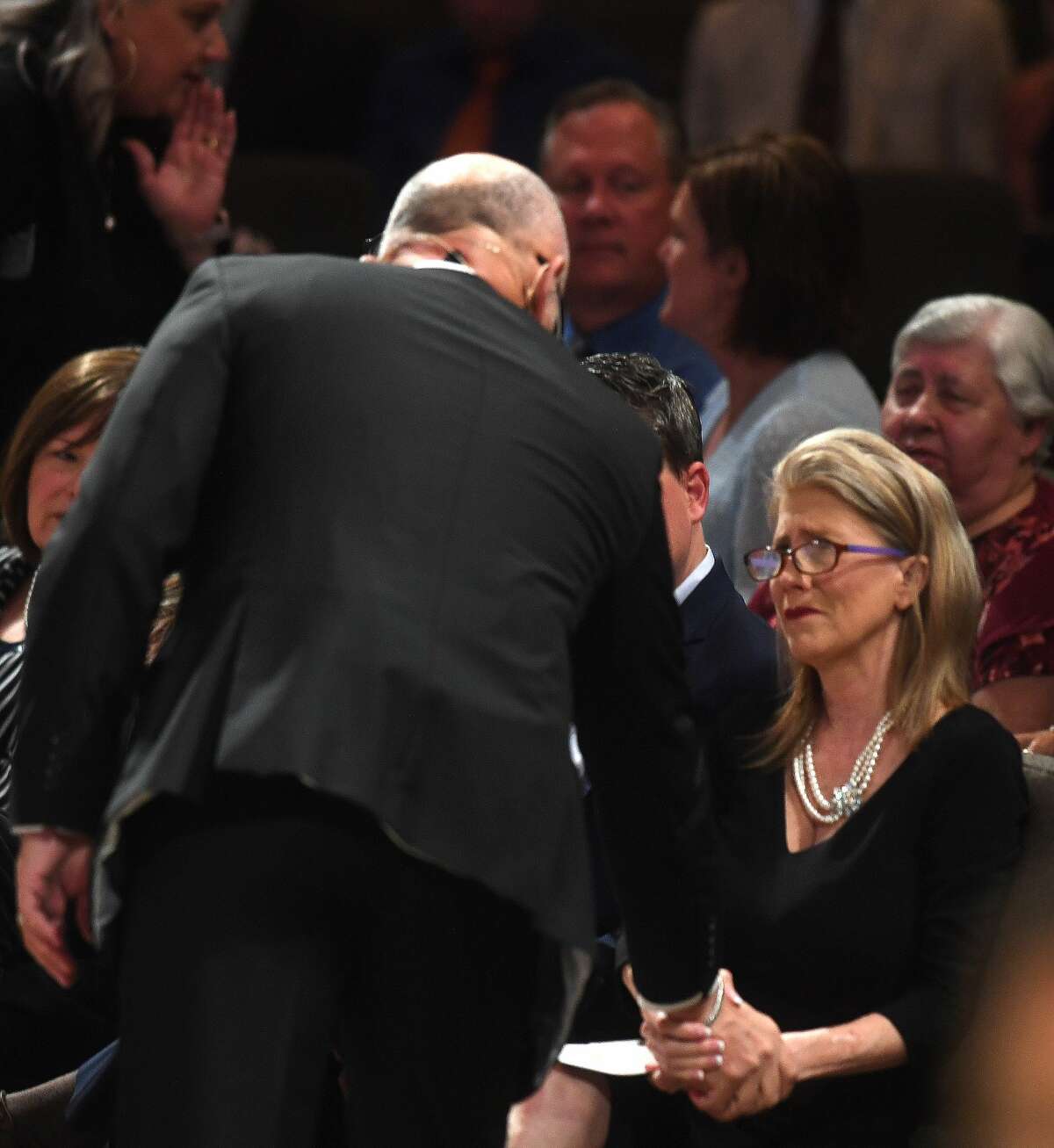 The funeral service for W.L. Pate was held at One City Church Friday. Photo made Friday, June 25, 2021 Kim Brent/The Enterprise