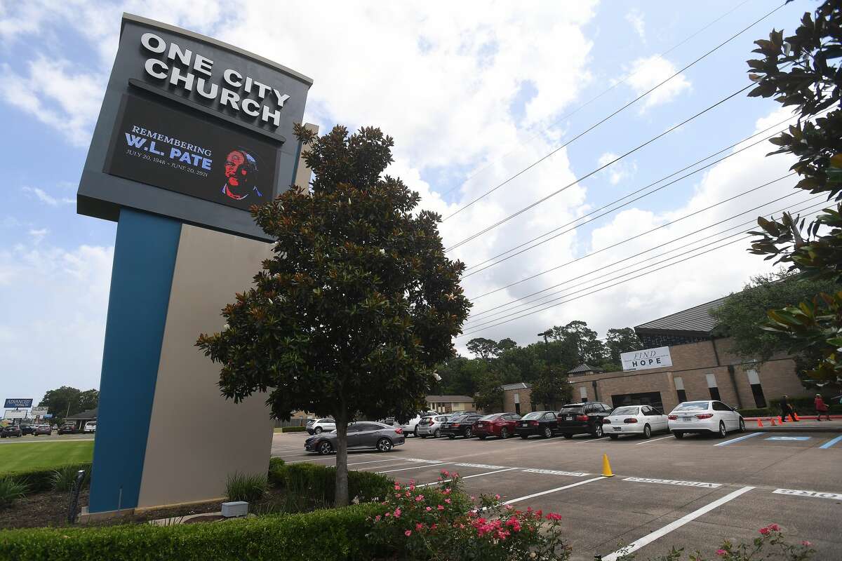 Funeral services for W.L. Pate were held at One City Church Friday. Photo made Friday, June 25, 2021 Kim Brent/The Enterprise