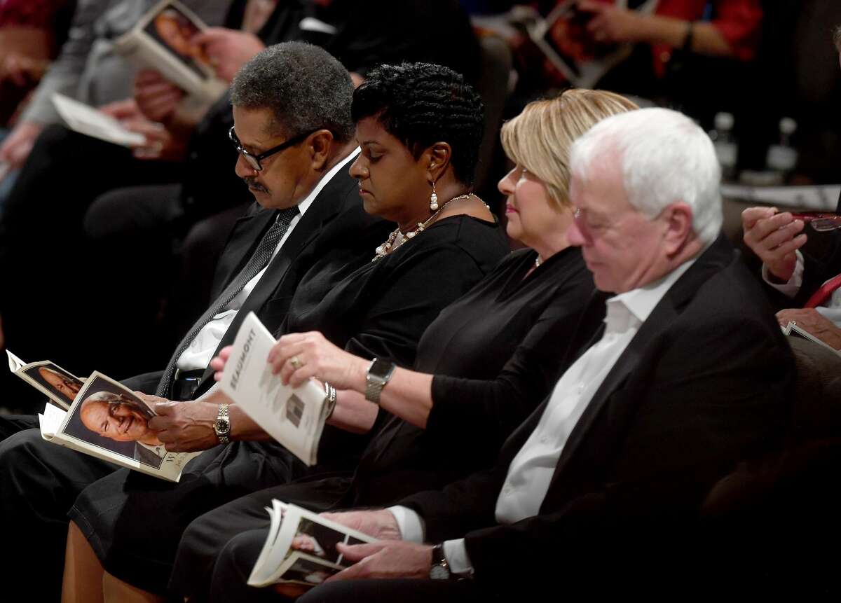 The funeral service for W.L. Pate was held at One City Church Friday. Photo made Friday, June 25, 2021 Kim Brent/The Enterprise