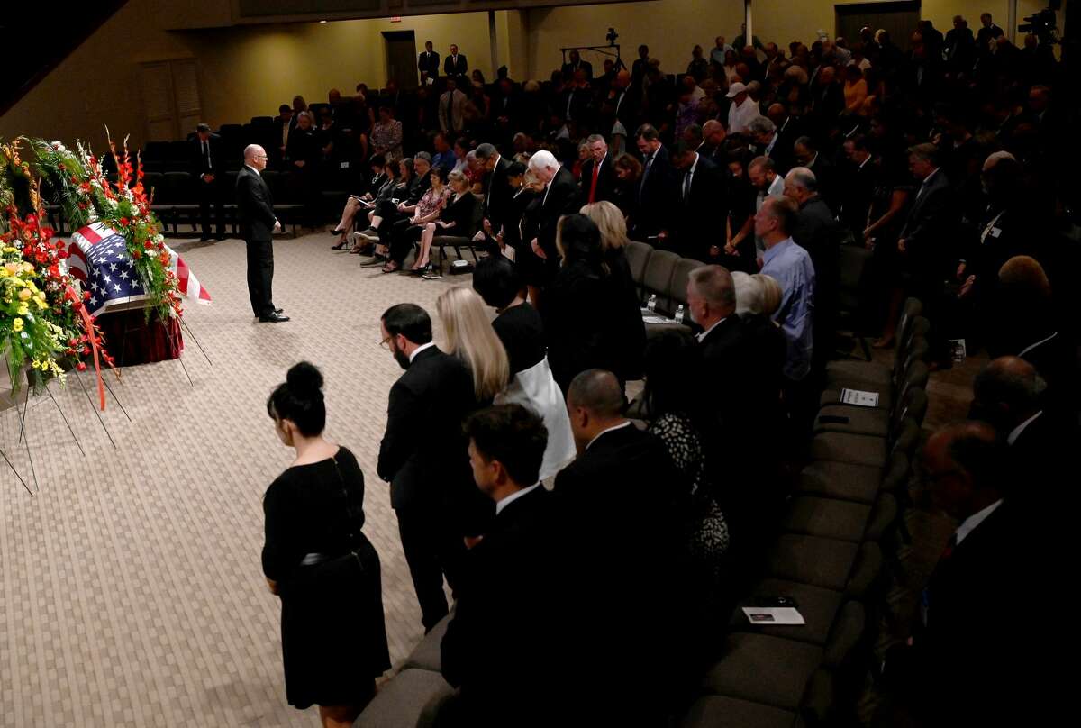The funeral service for W.L. Pate was held at One City Church Friday. Photo made Friday, June 25, 2021 Kim Brent/The Enterprise