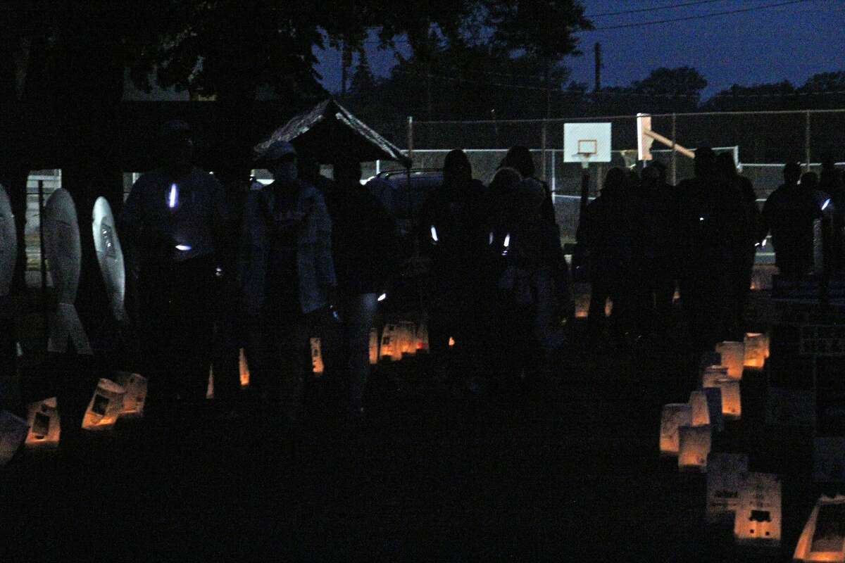 Survivors, their caretakers and supporters didn’t let steady rain keep them from celebrating their victories over cancer, remembering those loved ones lost and raising money for the American Cancer Society during the annual Relay For Life of Huron County on Friday at Bad Axe City Park.