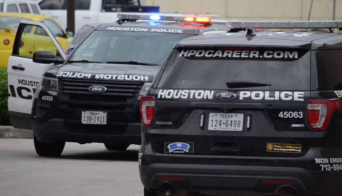 Houston police respond to a scene.