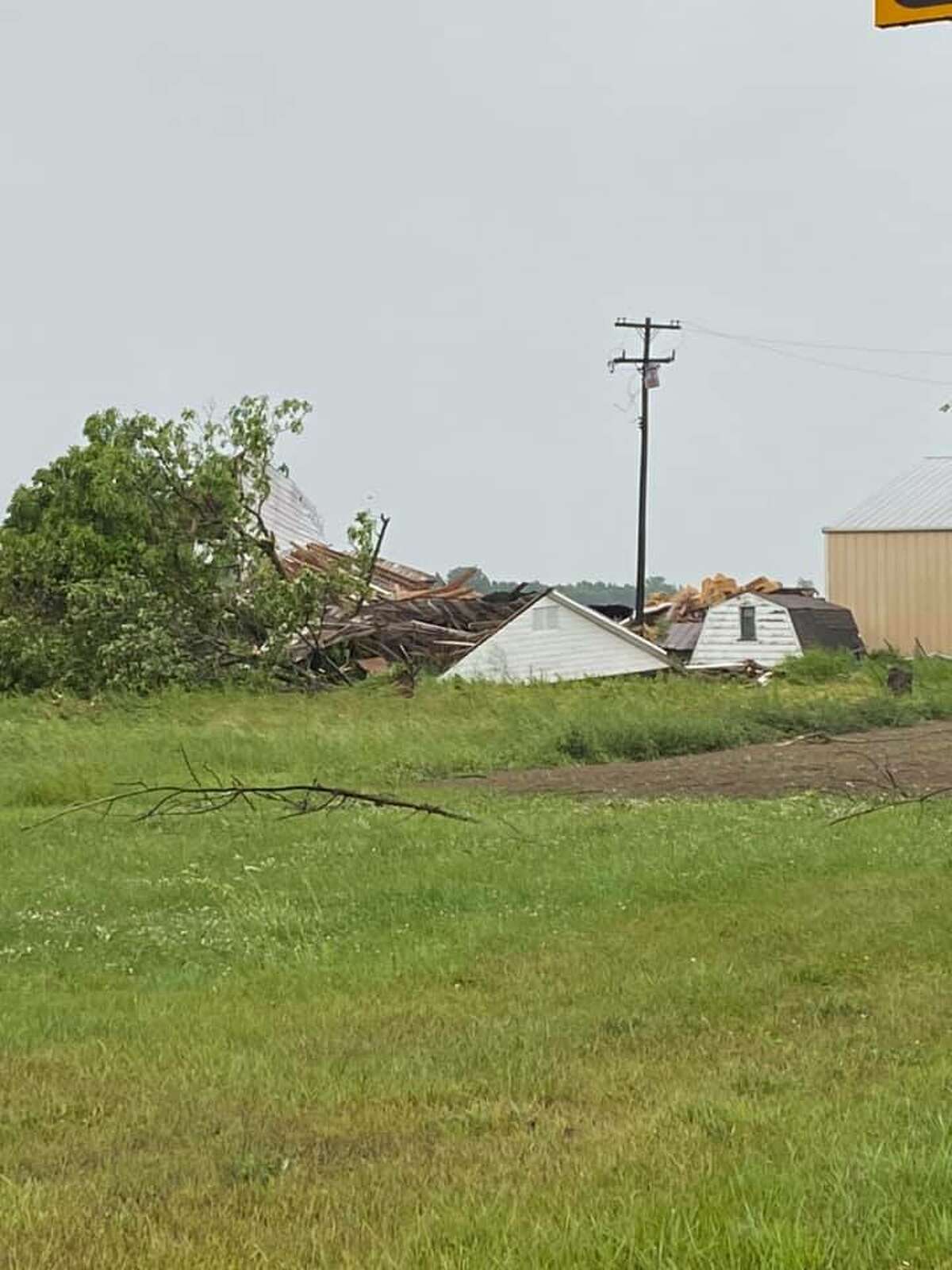 Tornado damages houses, buildings in Port Austin