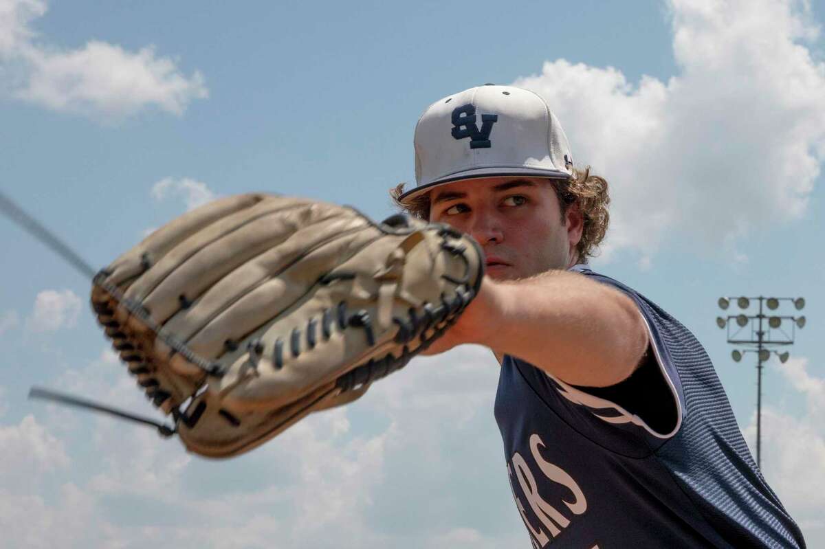 Smithson Valley pitcher, Brandon Taylor, is the 2021 Express-News Player of the year.