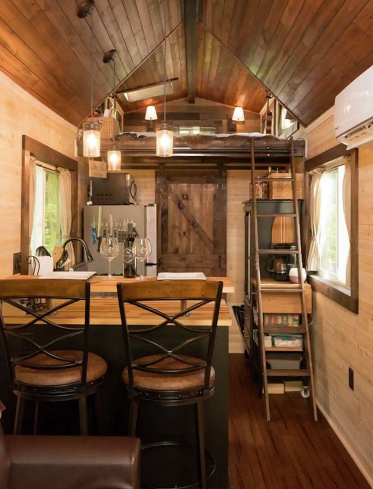 Guilford tiny house Airbnb on a goat farm aims to encourage sustainability