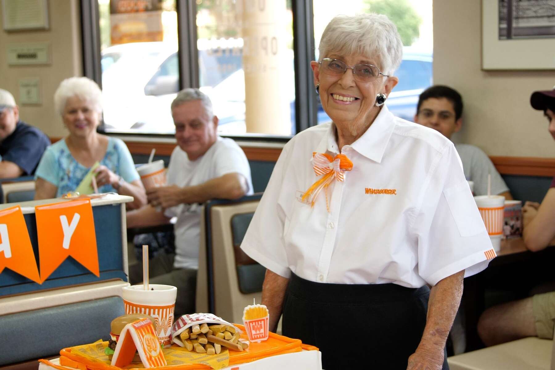 Whataburger celebrates 90th birthday of longtime San Antonio employee