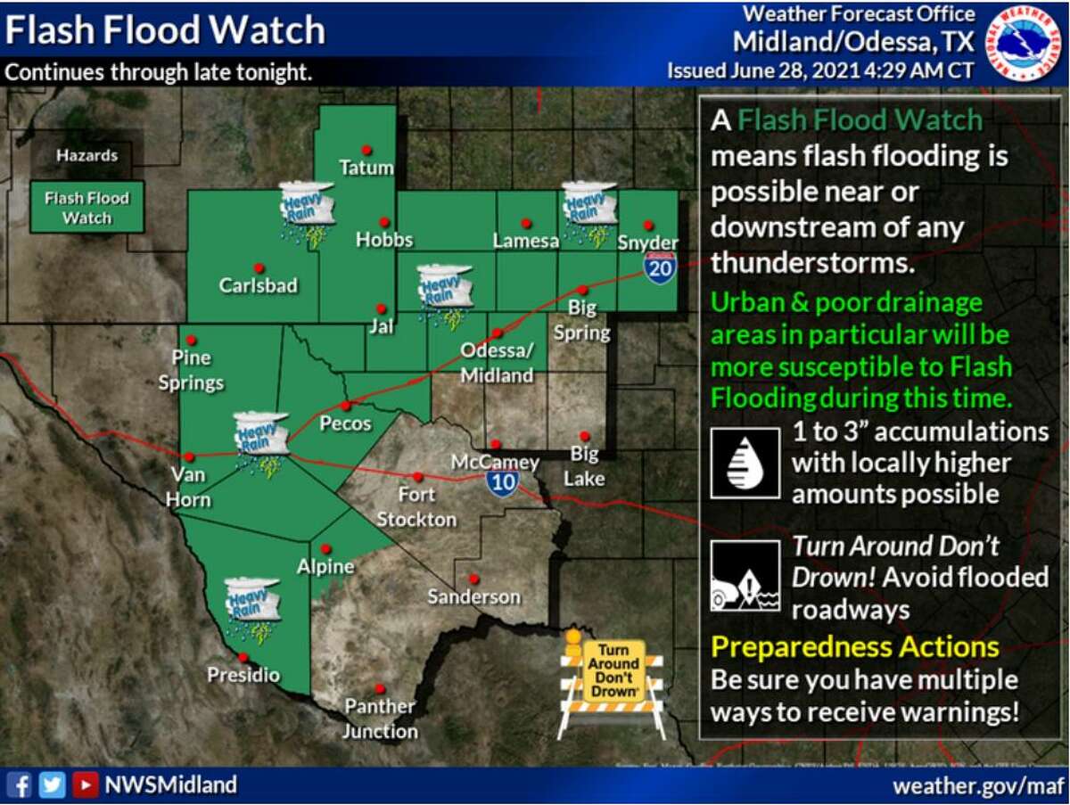 Fast facts from Midland's rainfall report