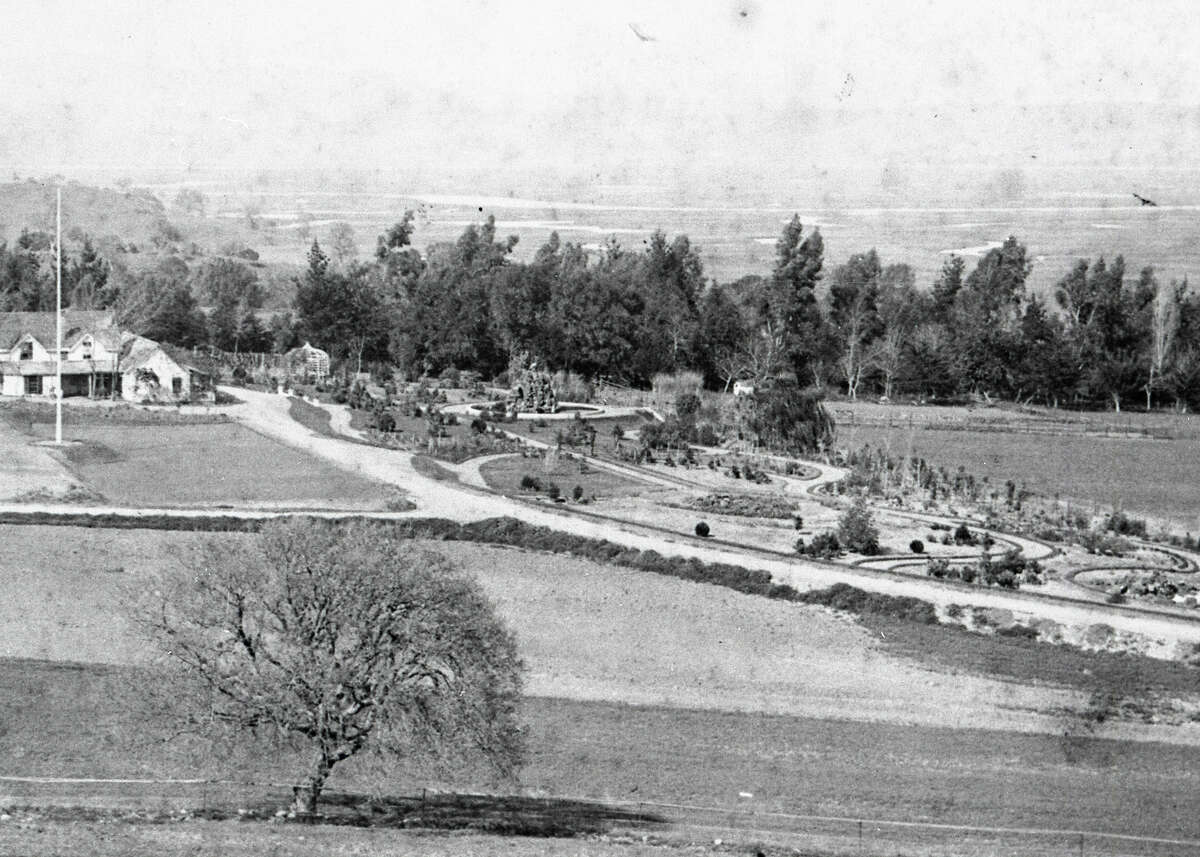 The Burdell Garden, circa 1874.
