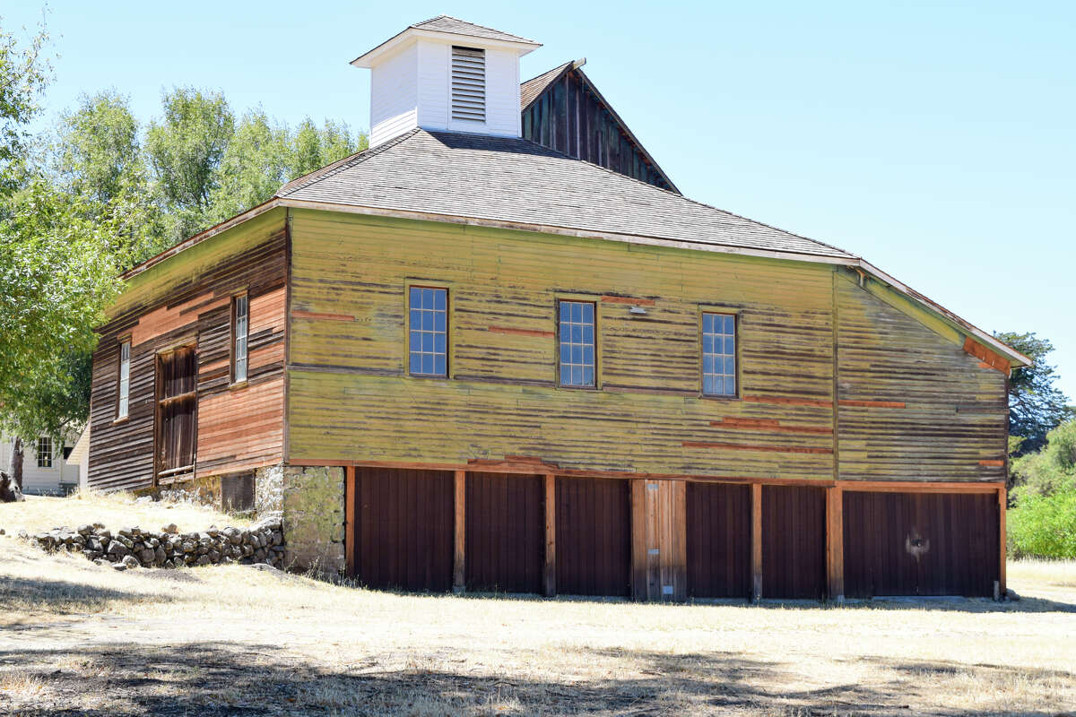 A historic barn at Olompali State Historic Park in Marin County.