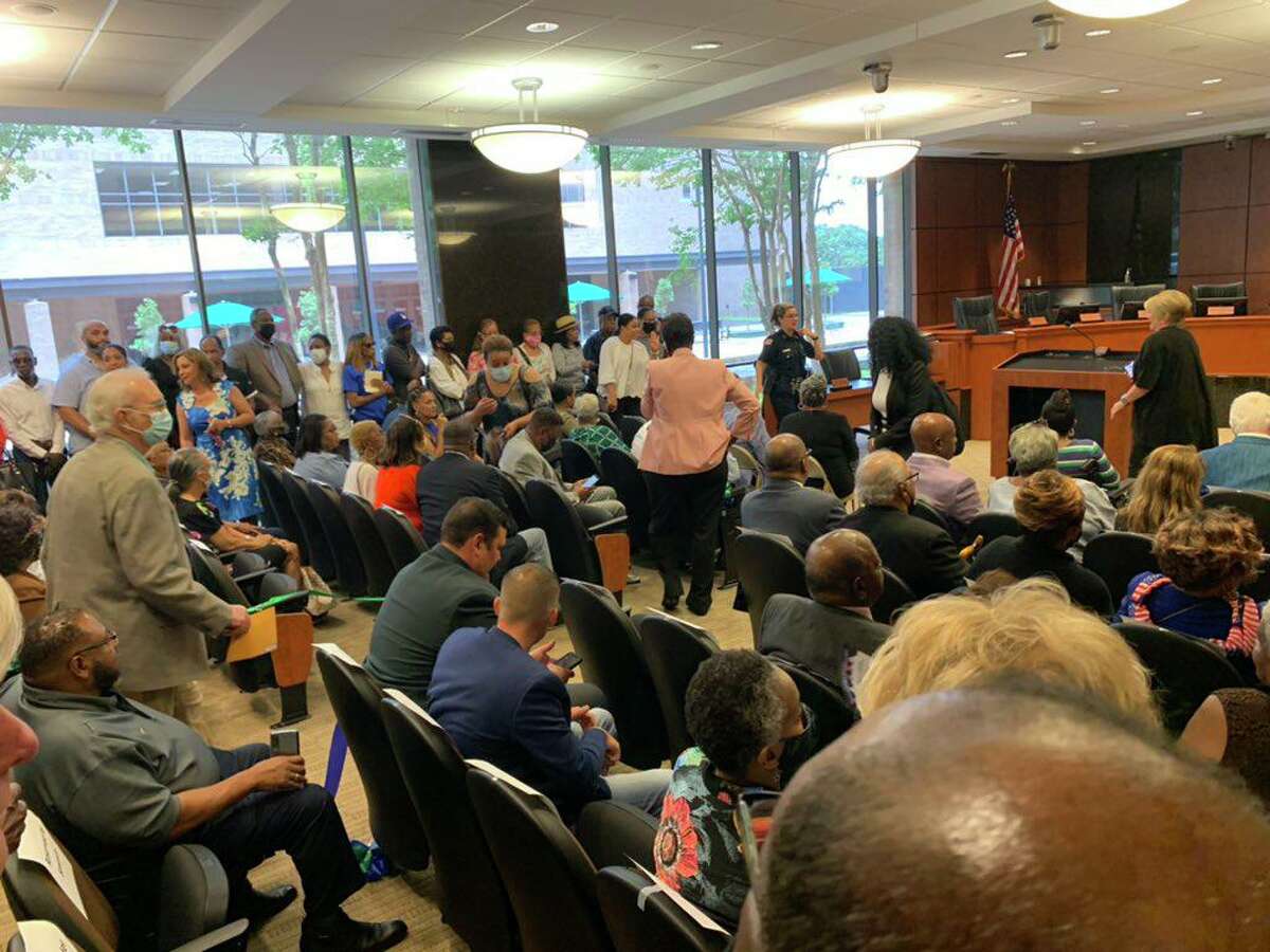 Beaumont native and former City Councilwoman Robin Mouton was officially sworn in as the mayor of Beaumont in front of a packed room before the council's regular meeting Tuesday. Mouton is the first Black woman to be elected to the position.