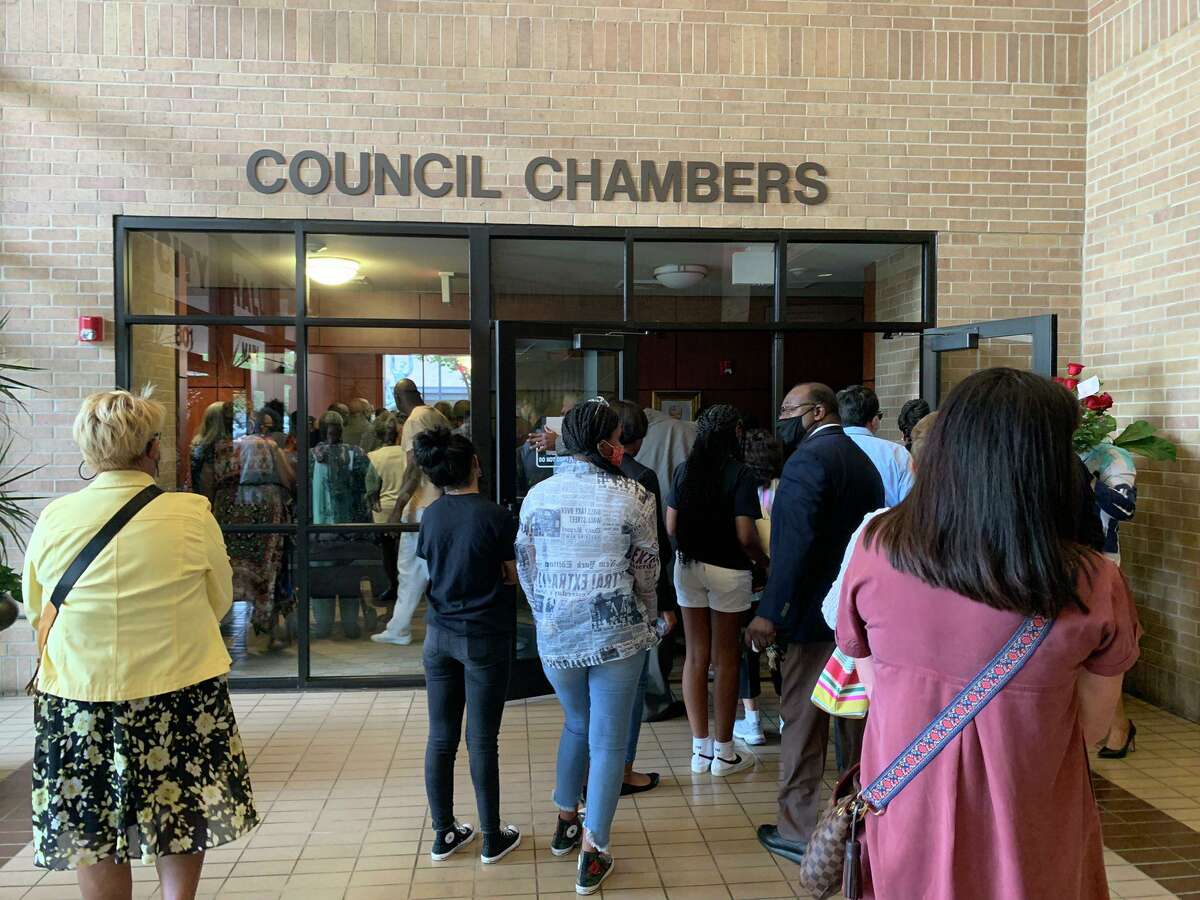 Beaumont native and former City Councilwoman Robin Mouton was officially sworn in as the mayor of Beaumont in front of a packed room before the council's regular meeting Tuesday. Mouton is the first Black woman to be elected to the position.