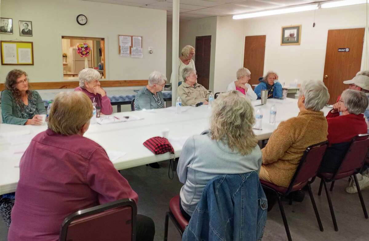 In this photo, board members contemplate ways the Hollister Senior Center could afford to stay open. (Submitted photo)