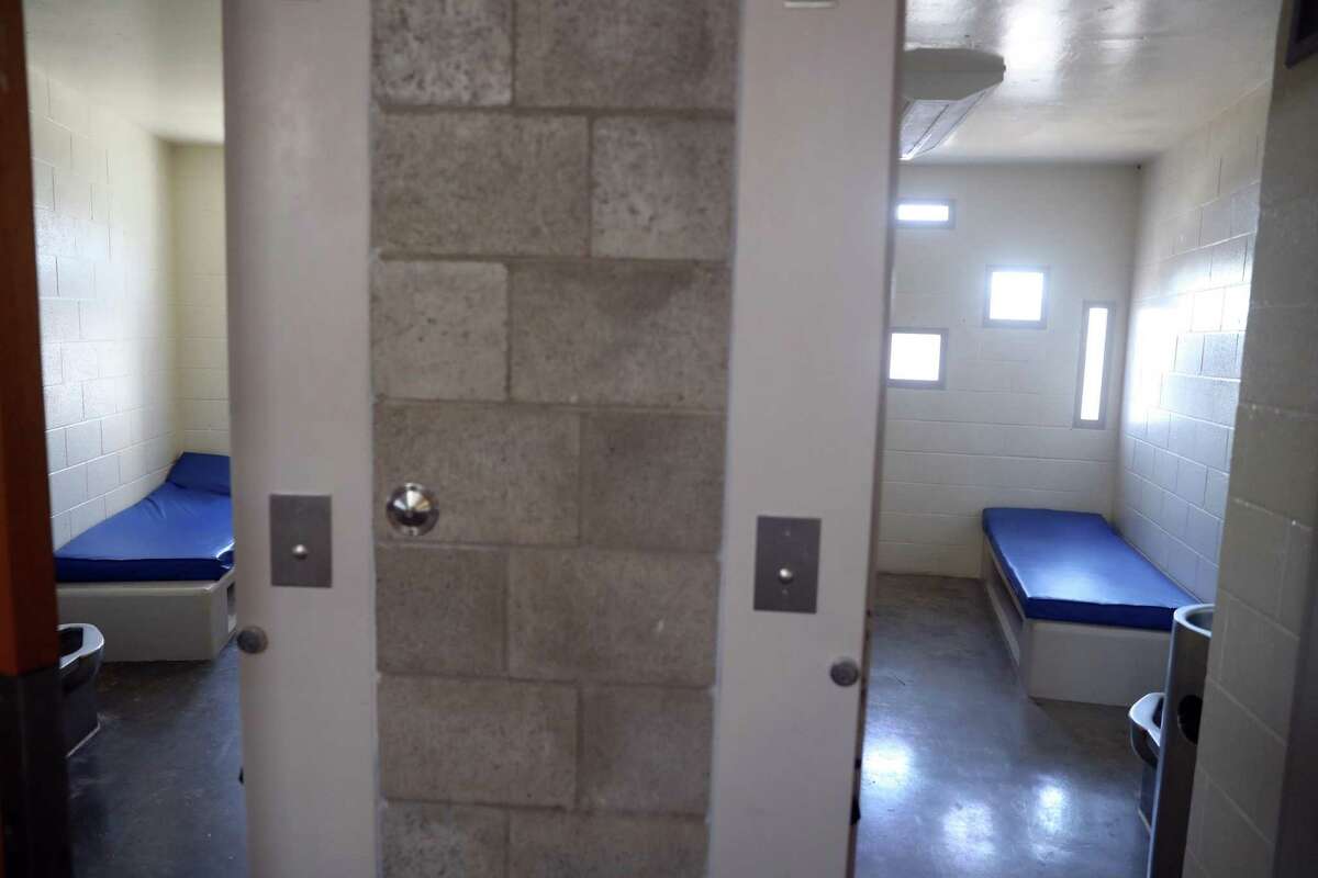 An empty housing unit at juvenile hall in San Francisco.