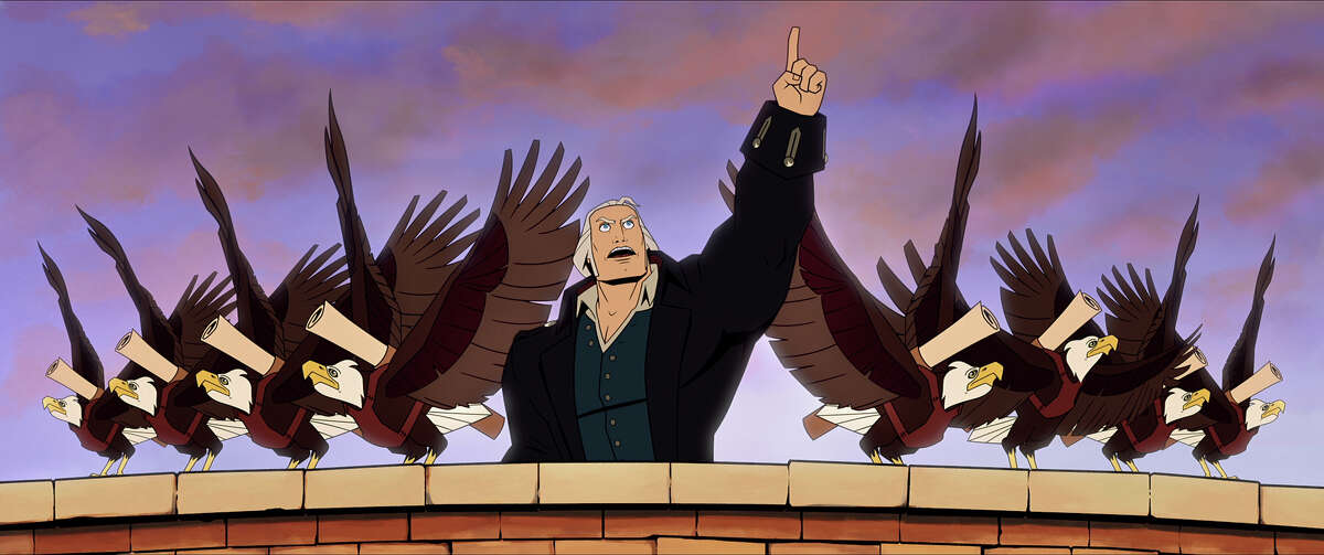 George Washington (voice of Channing Tatum) in the animated comedy "America: The Motion Picture."