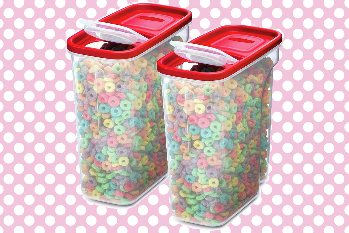 You'll always have the freshest cereal with these Rubbermaid