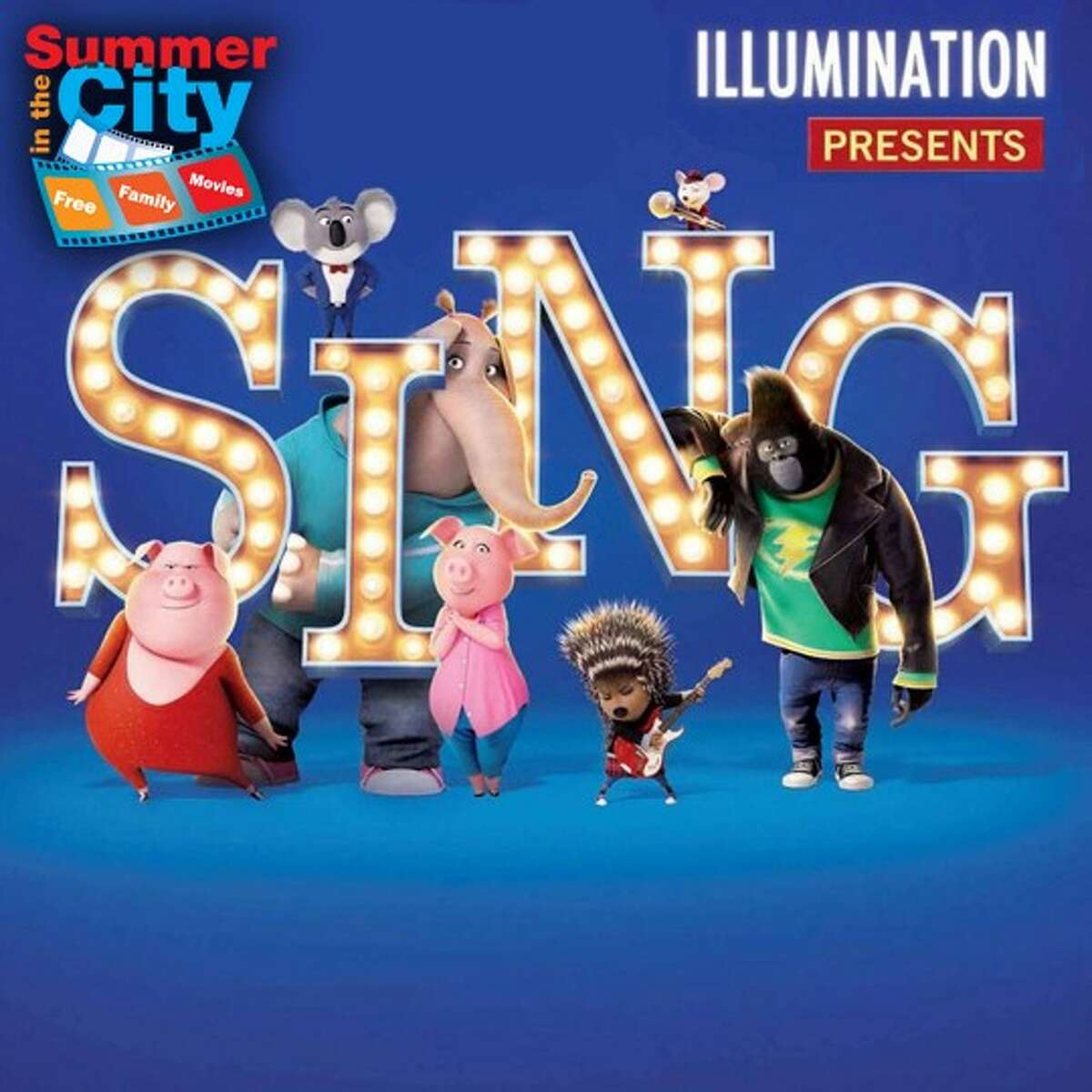 "Sing" will be screened as a part of "Summer in the City"
