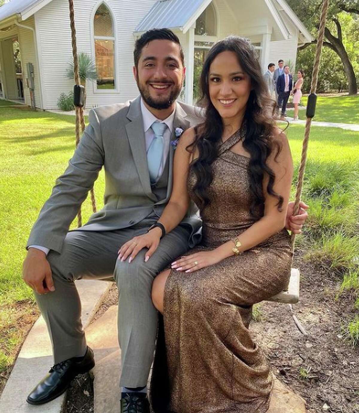 Lisa Torres and her fiance Alex Cortes