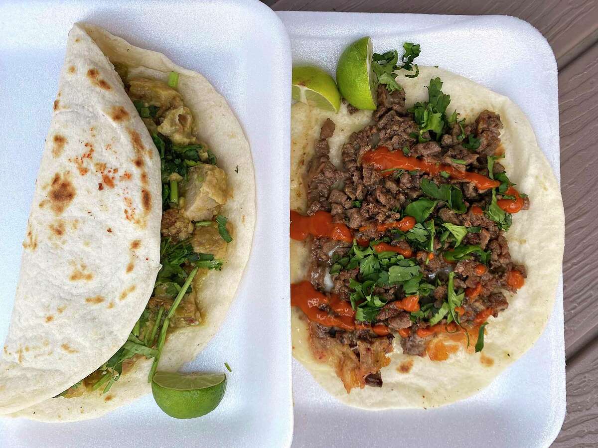 San Antonio’s best tacos al vapor are at Tacos Mando food truck, which