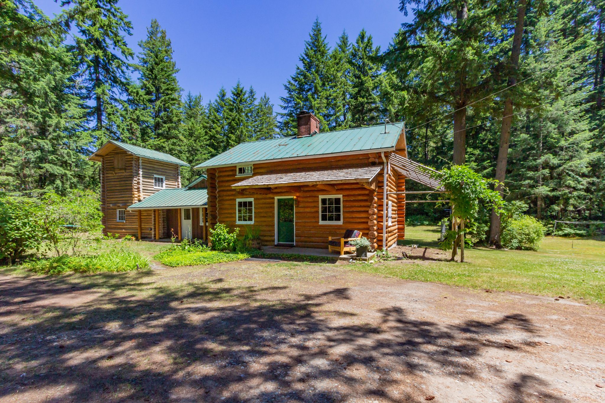 Escape it all Log cabin on 4 acres in Port Orchard, Washington asks