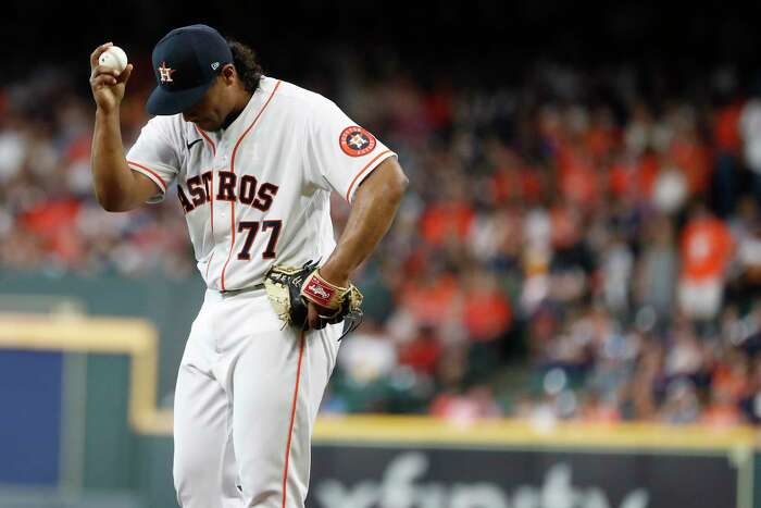 Astros' Jose Urquidy says MRI shows tightness, inflammation