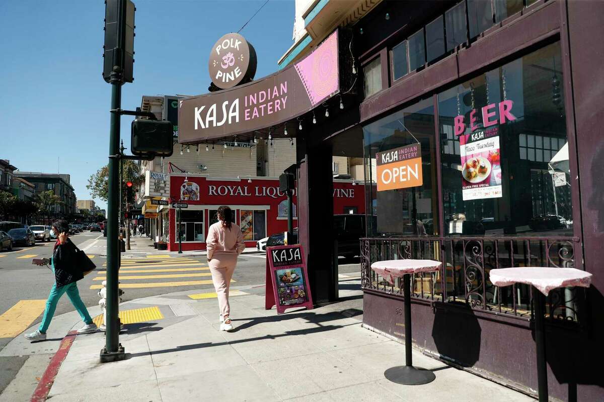 Kasa Indian Eatery on Polk Street in San Francisco.