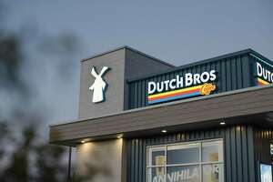 Popular Dutch Bros Coffee marks debut of new Conroe retail center