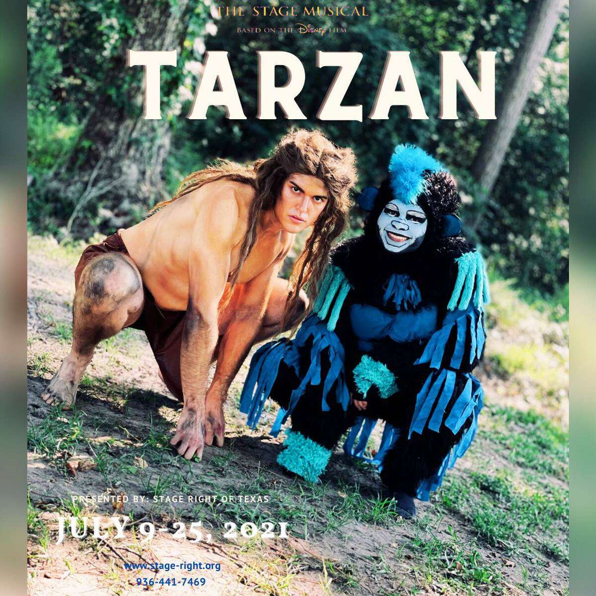 Stage Rights Tarzan Swings Into Conroes Crighton Theatre