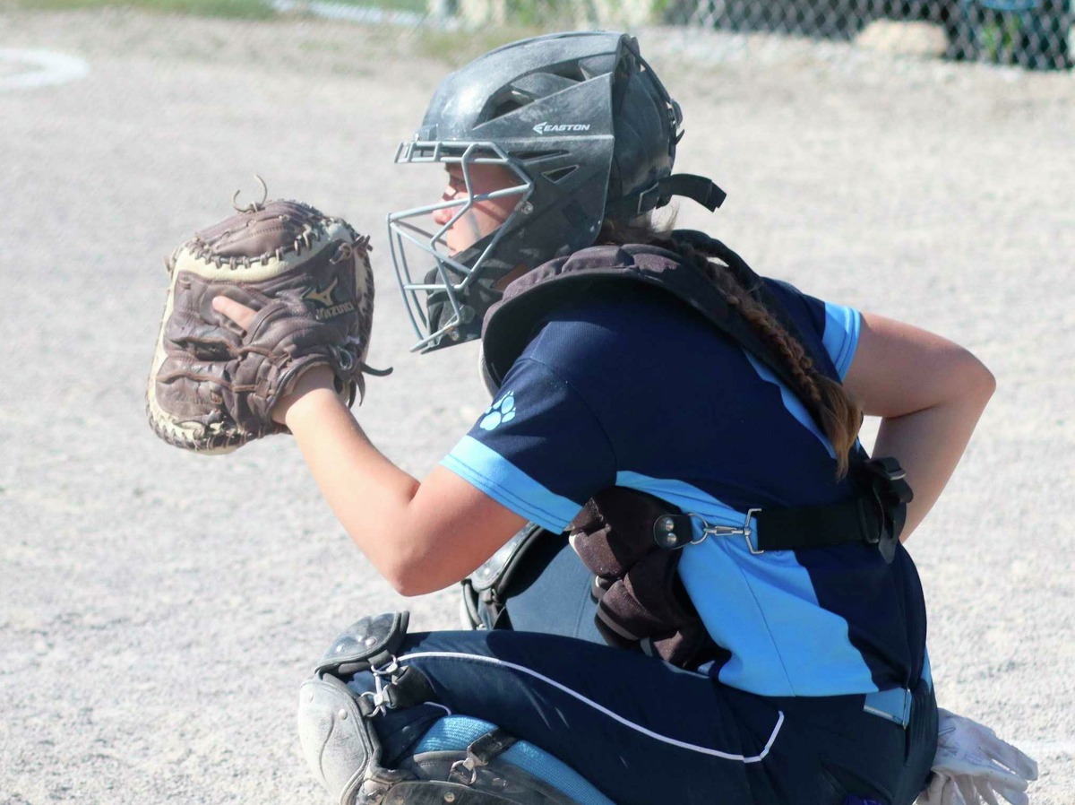 Halle Richardson proved herself one of the best catchers in the state this year, claiming all-conference, all-district and all-region honors. (News Advocate file photo)