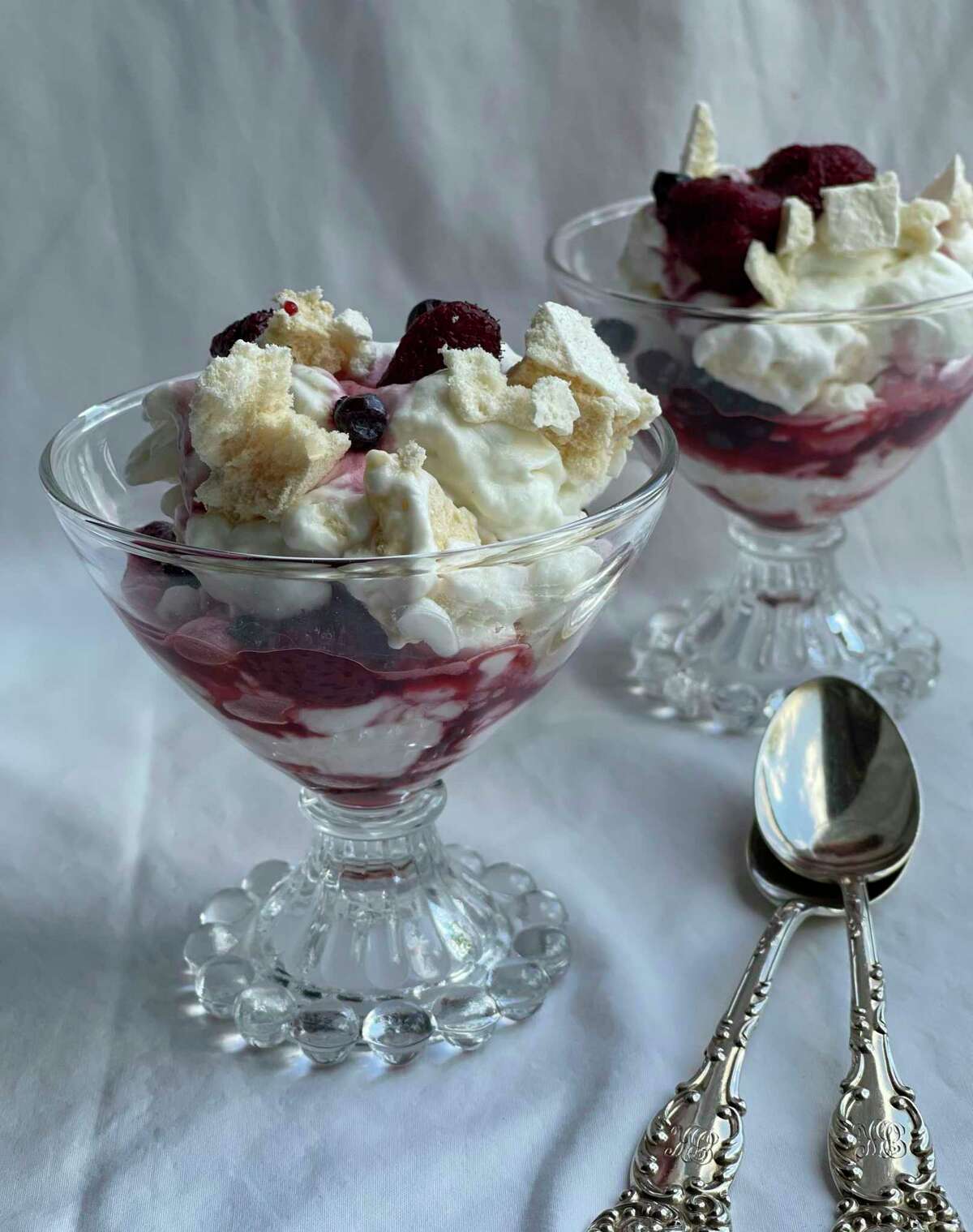 Make this red, white & blueberry dessert for a festive Fourth of July treat