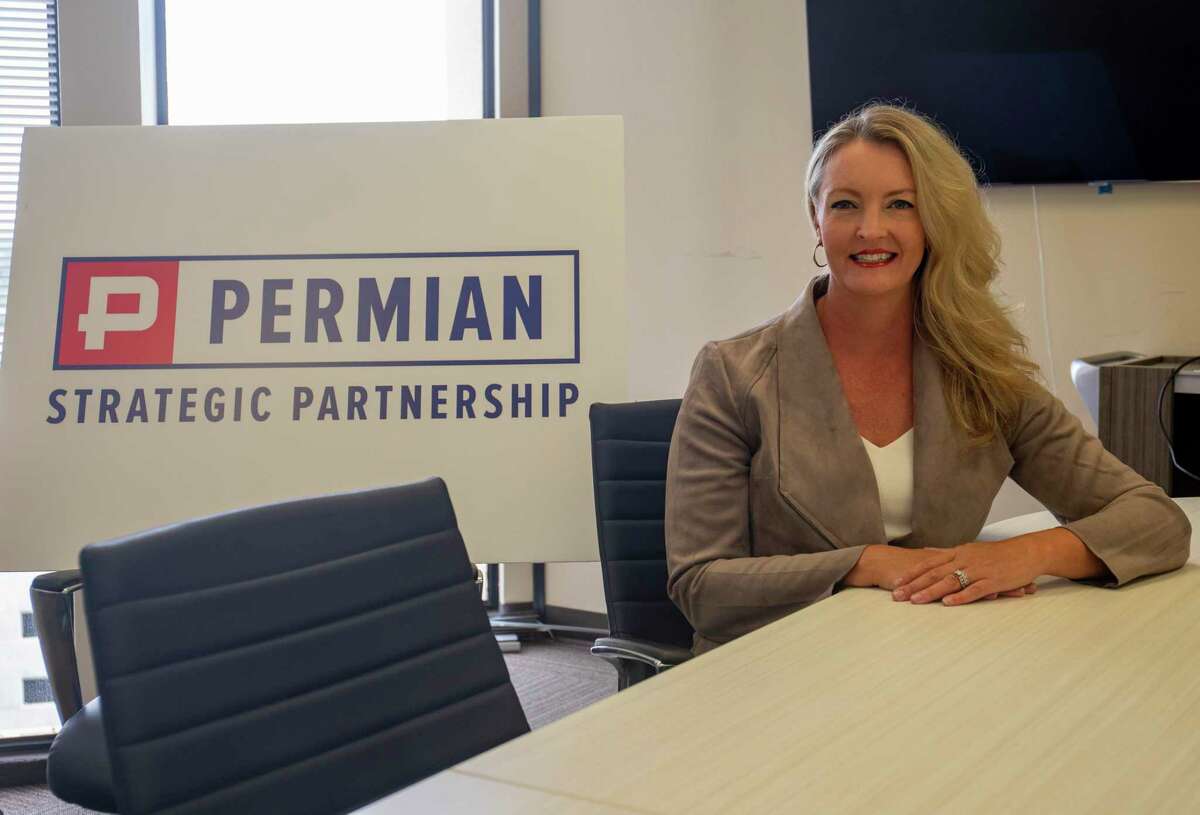 Permian Strategic Partnership president and CEO Tracee Bentley poses for a portrait Friday, July 2, 2021 at 500 W. Texas Ave. Suite 900. Jacy Lewis/Reporter-Telegram