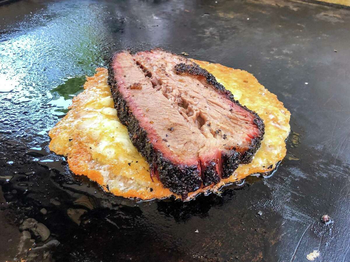 This brisket has a well-defined smoke ring. But smoke rings have no effect on flavor.